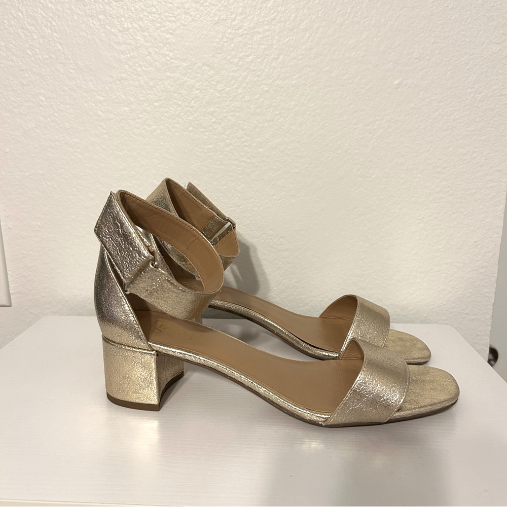 Franco Sarto Rosalina Block heel Gold sandal